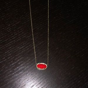 Red Kendra Scott Necklace